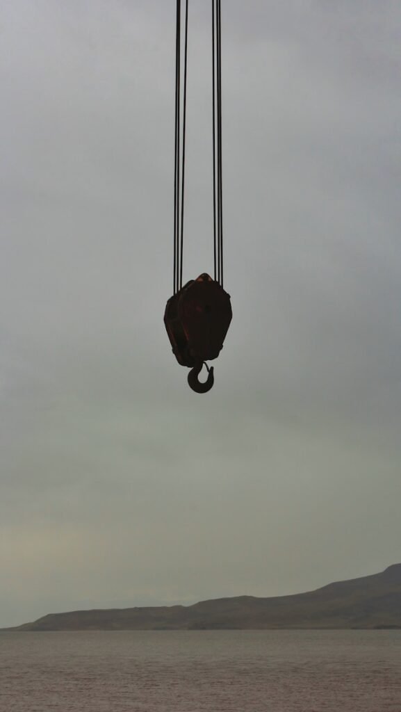 brown and black heart hanging ornament